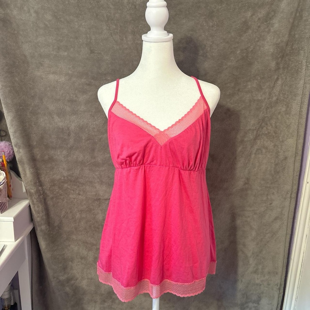 Pink Babydoll lingerie top